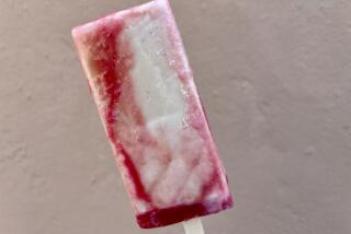 Oaxaquena paleta from Viva Cafe in Koreatown is a combination of leche quemada and pitaya.