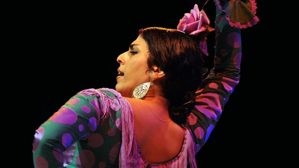 Flamenco dancer Leilah Broukhim will perform at the Soraya in Northridge.