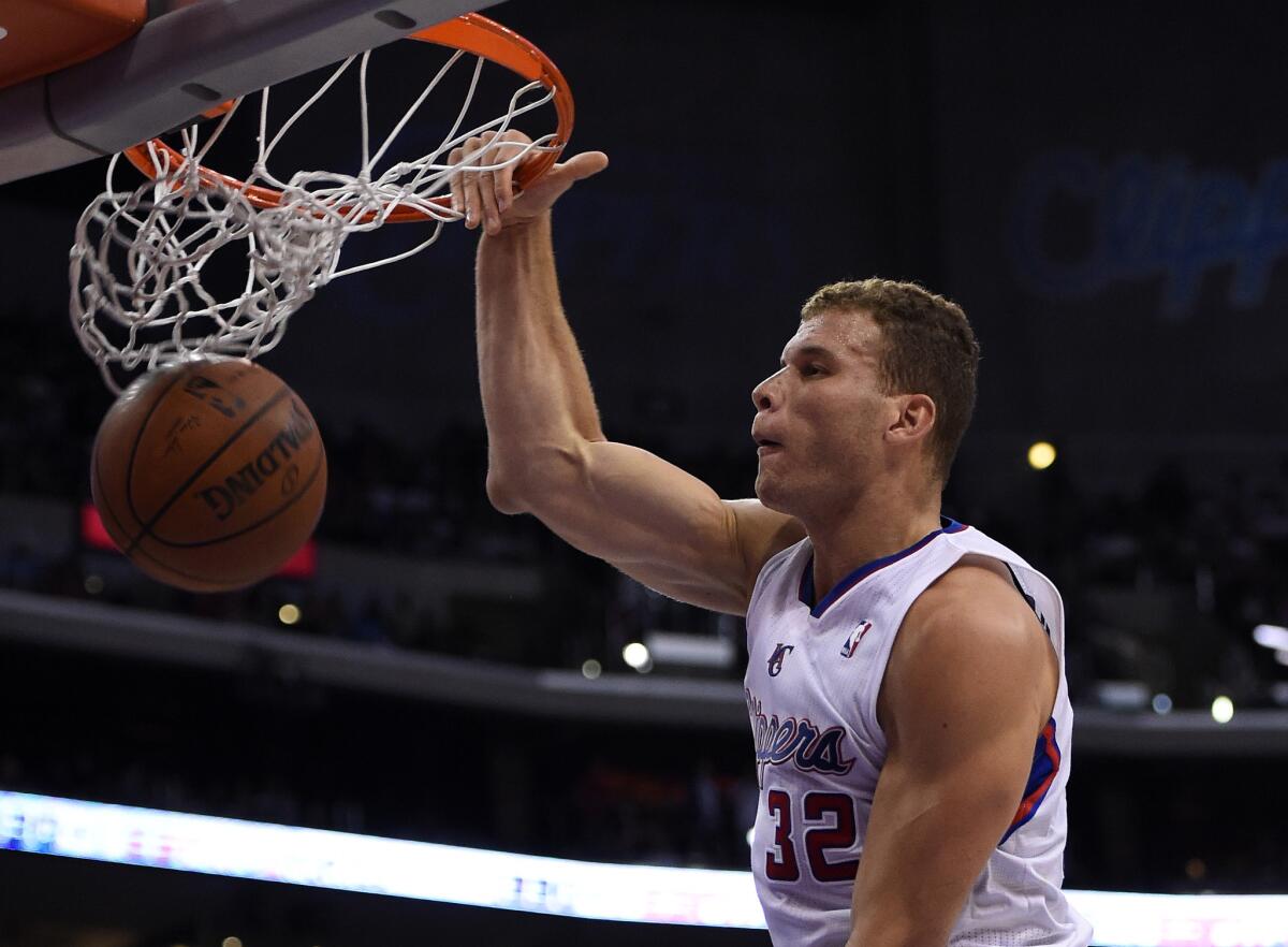 Blake Griffin says he has no problems with the Warriors' Jermaine O'Neal.