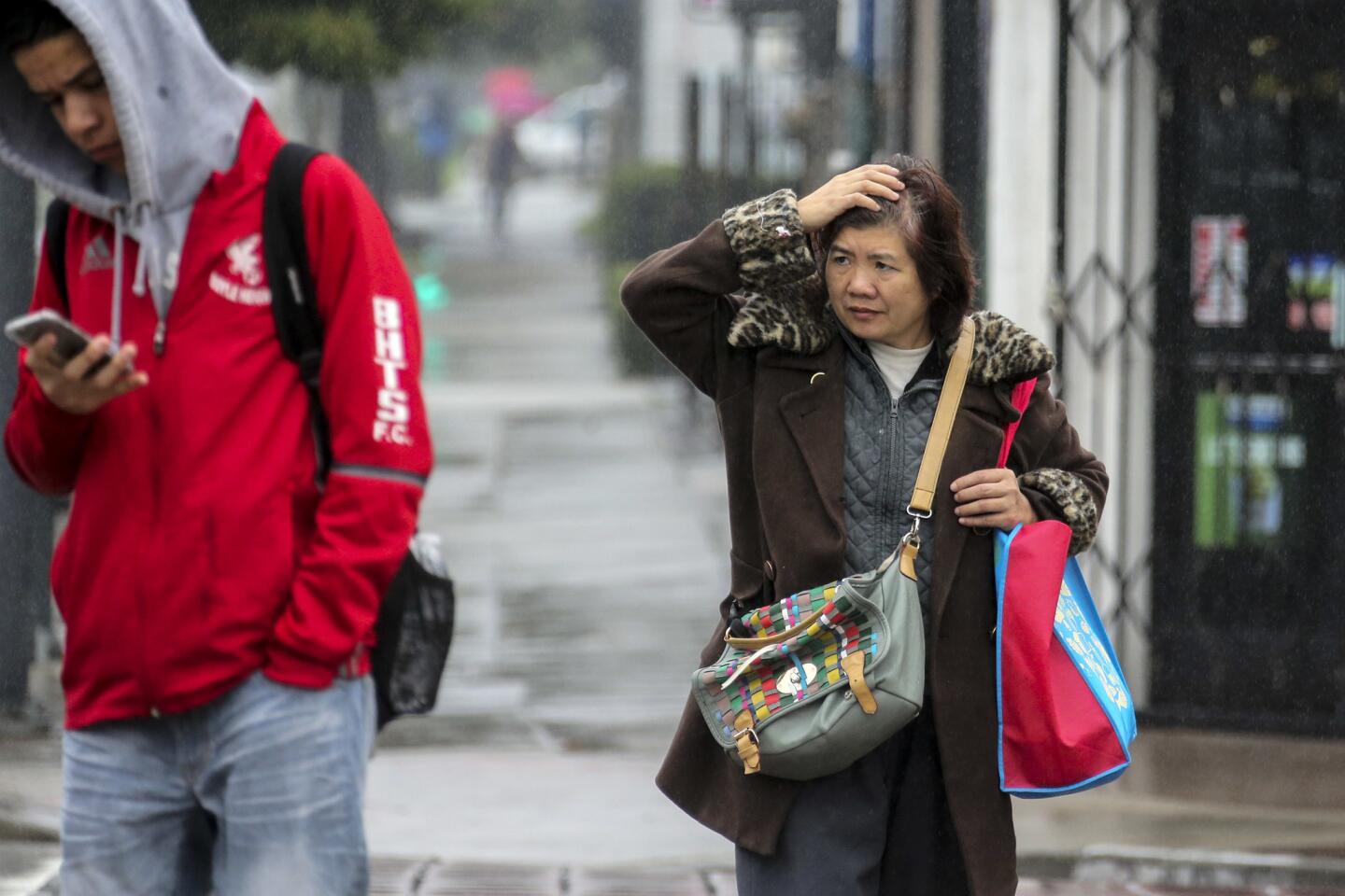 A wet start to the week in the Southland