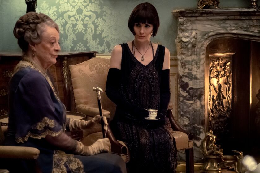 ***FALL 2019 SNEAKS***DO NOT USE BEFORE SEPTEMBER 1st.Dame Maggie Smith stars as The Dowager Countess of Grantham and Michelle Dockery as Lady Mary Talbot in DOWNTON ABBEY, a Focus Features release. Credit : Jaap Buitendijk / © 2019 Focus Features, LLC