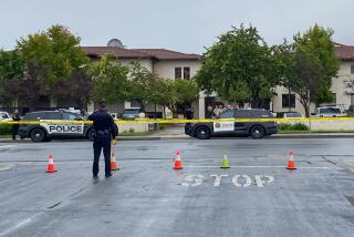 Police respond to an explosion at the Santa Maria Superior Court this Wednesday morning.