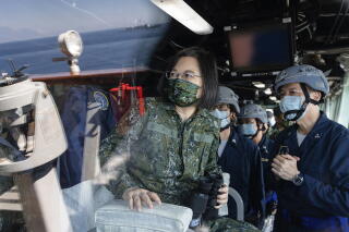 Taiwan's President Tsai Ing-wen on July 26, 2022.