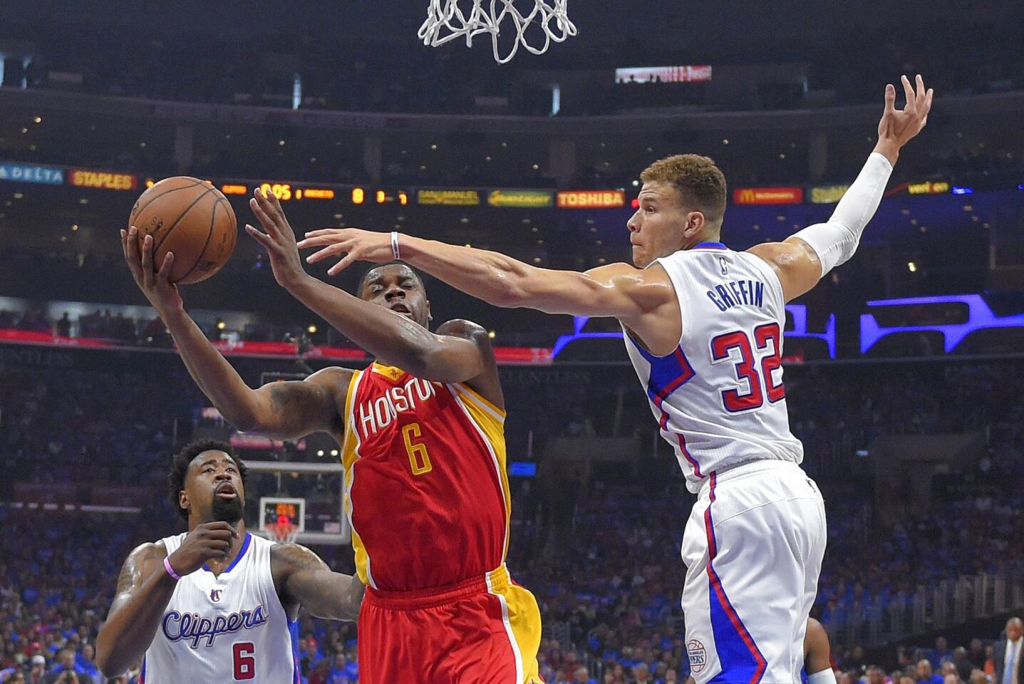 Terrence Jones, Blake Griffin, DeAndre Jordan