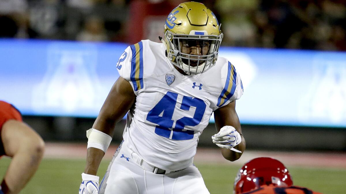 UCLA linebacker Kenny Young will play his final home on Friday against California without the man he calls 'a real mentor' on the sideline.