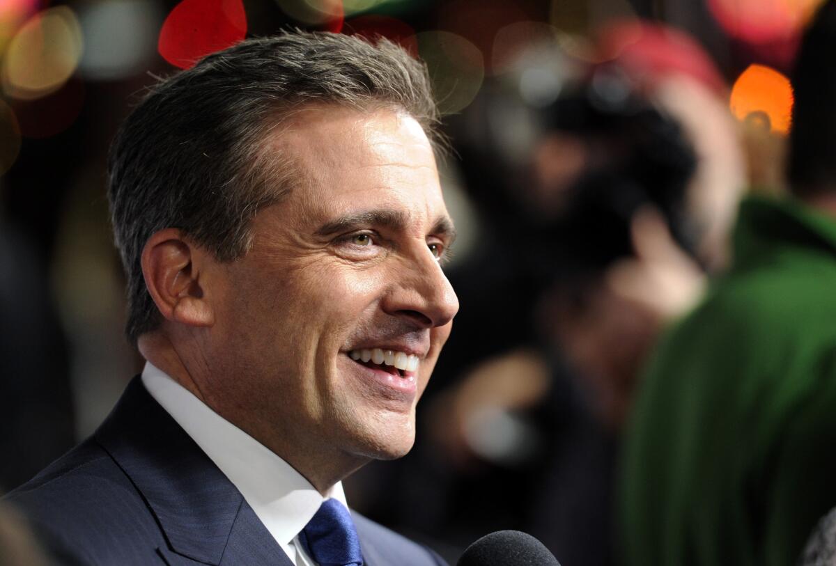 Steve Carell, star of "Foxcatcher," photographed on closing night at AFI Fest 2014 on Nov. 13 in Hollywood. The actor will be honored early next year at the Santa Barbara International Film Festival.