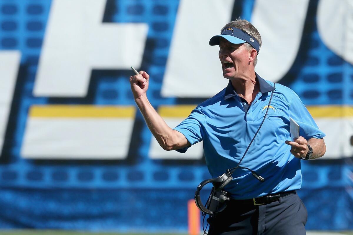 Mike McCoy was 27-37 in four seasons with the Chargers.