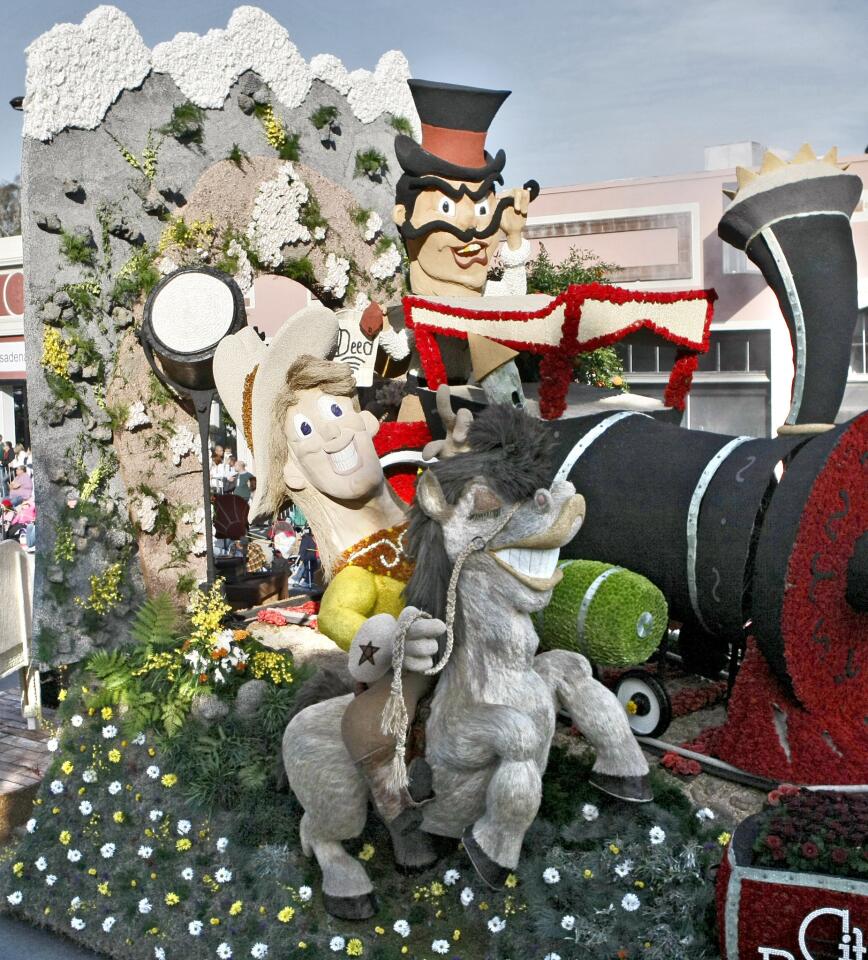 Burbank Rose Parade float 2014