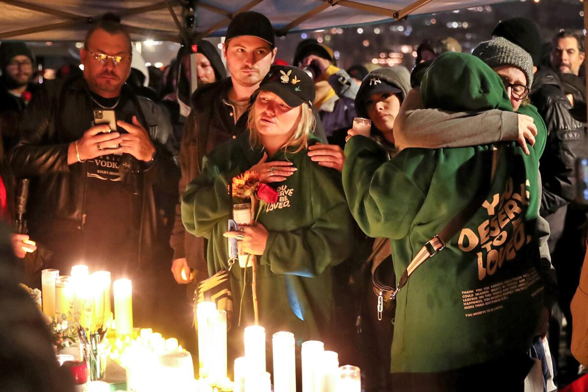 Hundreds of people showed up to a candlelight vigil to remember Tatum Goodwin.