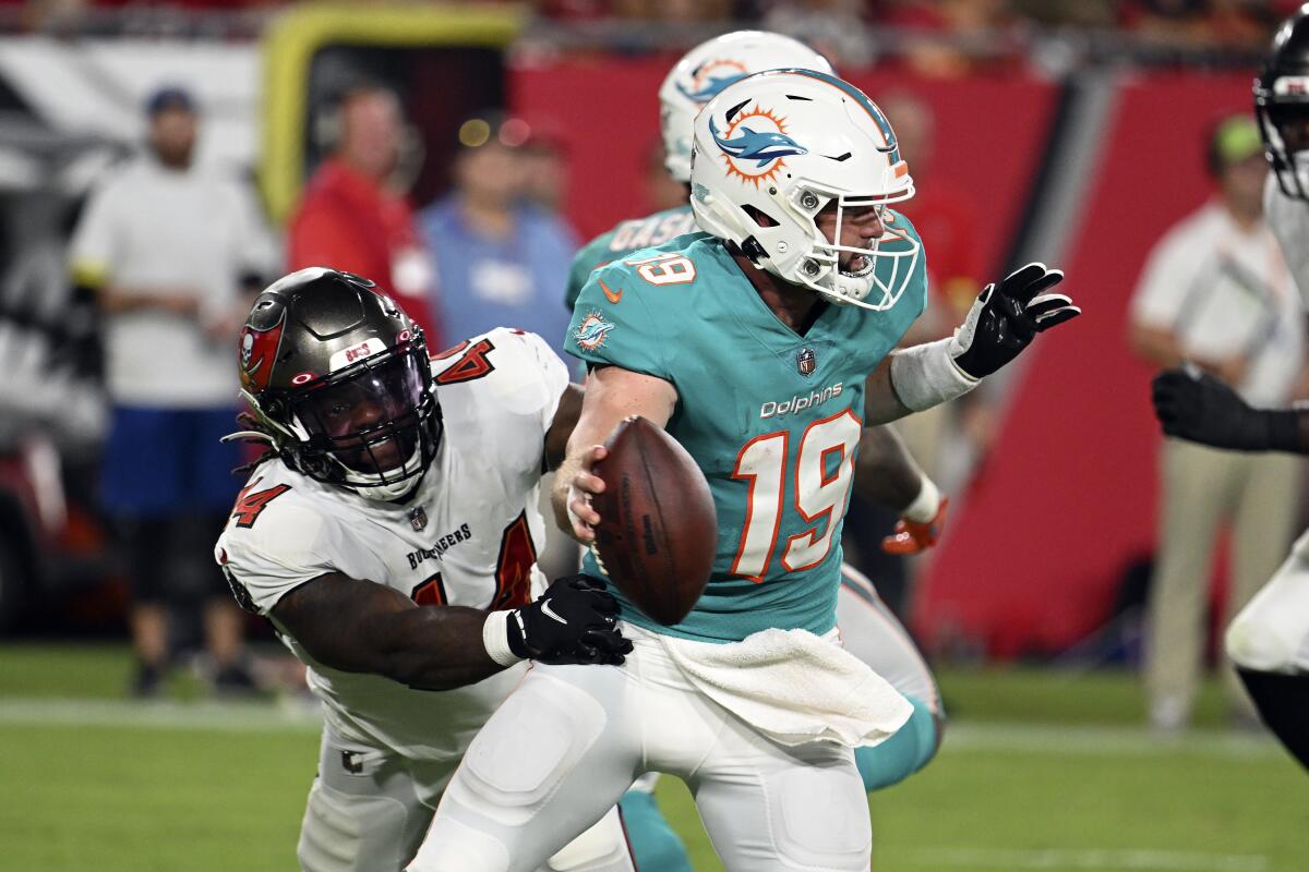 Skylar Thompson makes NFL debut after injuries to Dolphins