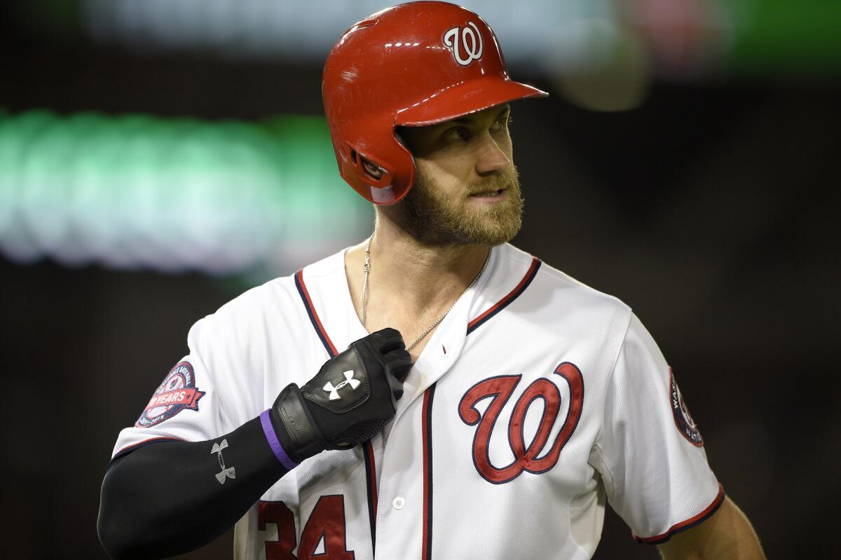 Nationals outfielder Bryce Harper, who turned 23 during the playoffs, became the youngest unanimous MVP award winner in MLB history.