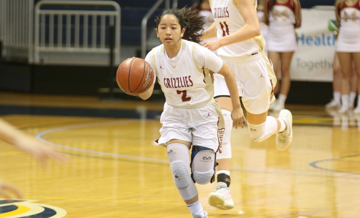 Sophomore point guard Mikeala Daza