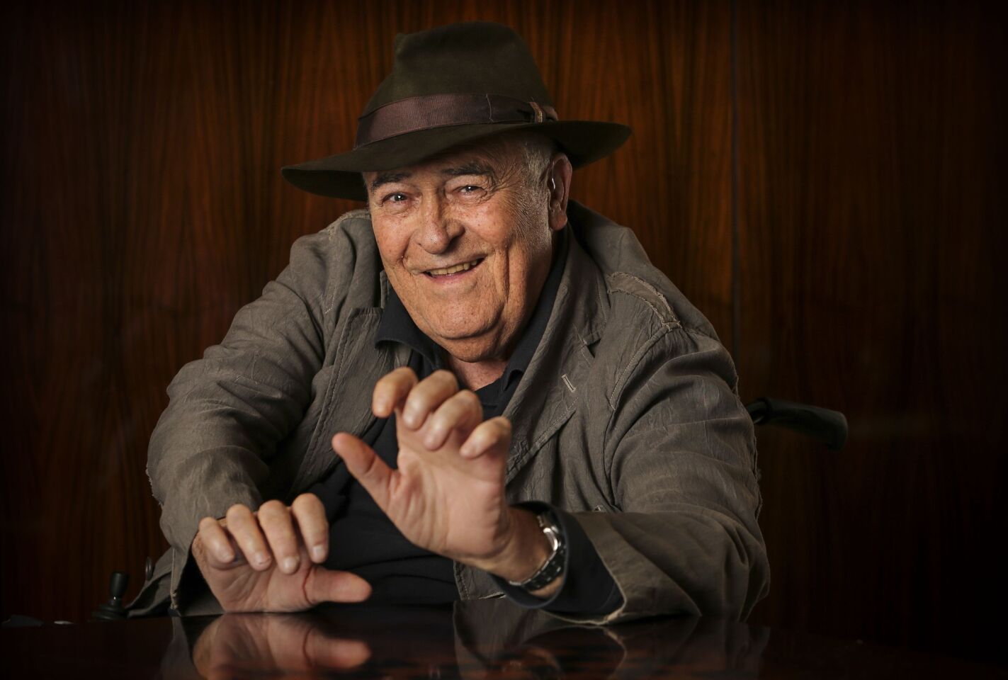 Oscar-winning director Bernardo Bertolucci, photographed at Mr. C Hotel, was in Los Angeles for AFI Fest, where a 3-D version of his Oscar-winning "The Last Emperor" was screened Nov. 10. He was later presented with the Cinema Italian Style's 2014 CIS Award.