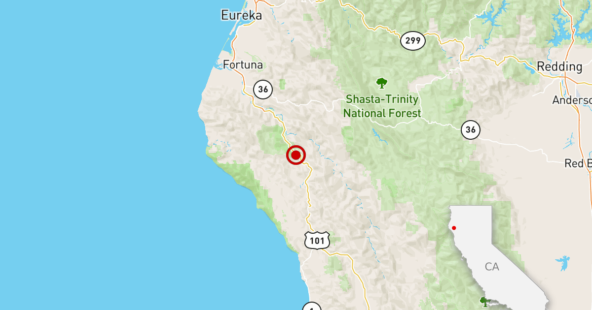 Earthquake: 3.2 quake shakes near Fortuna, Calif.