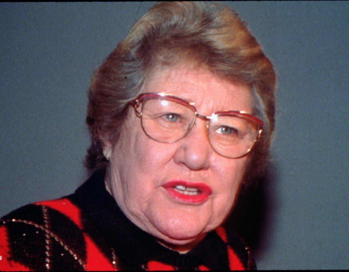 Former Cincinnati Reds owner Marge Schott