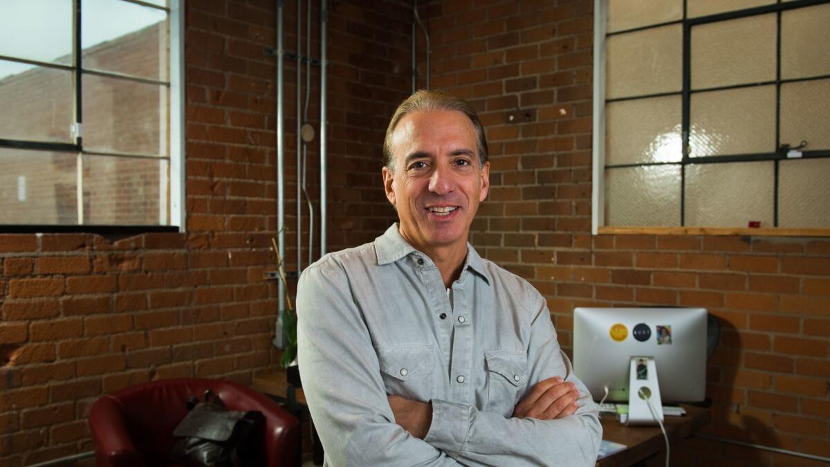 Gunpowder & Sky co-founder Van Toffler in his Los Angeles office.