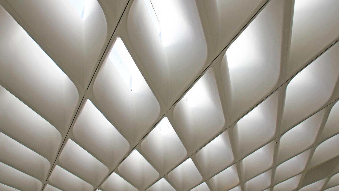 The honeycomb ceiling