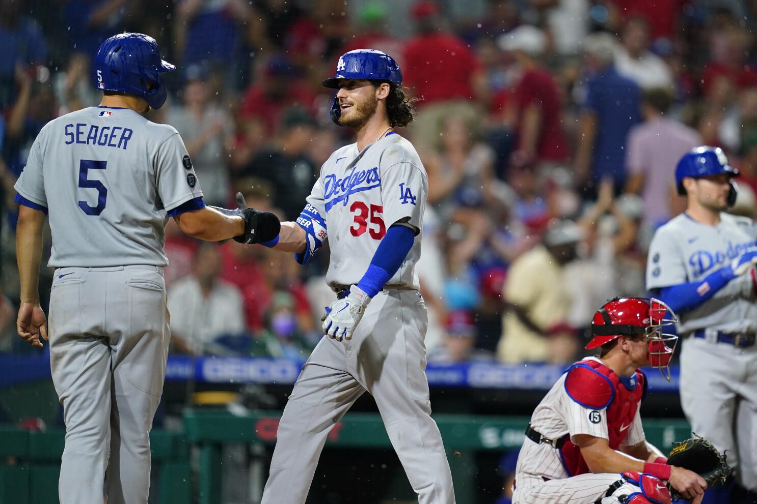 Los Angeles Dodgers outfielder Cody Bellinger (35) during an MLB