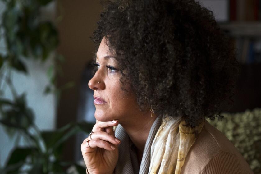 Rachel Dolezal, former president of the Spokane, Wash., chapter of the NAACP, in March.