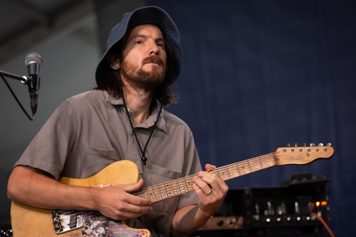 Blake Mills at the 2022 Newport Jazz Festival in Rhode Island.