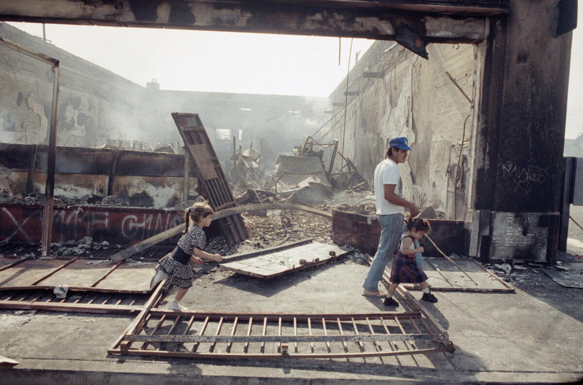 La Riot Building Aftermath Reporting after the LA Riot and 'Black Korean' conflict - Los Angeles Times
