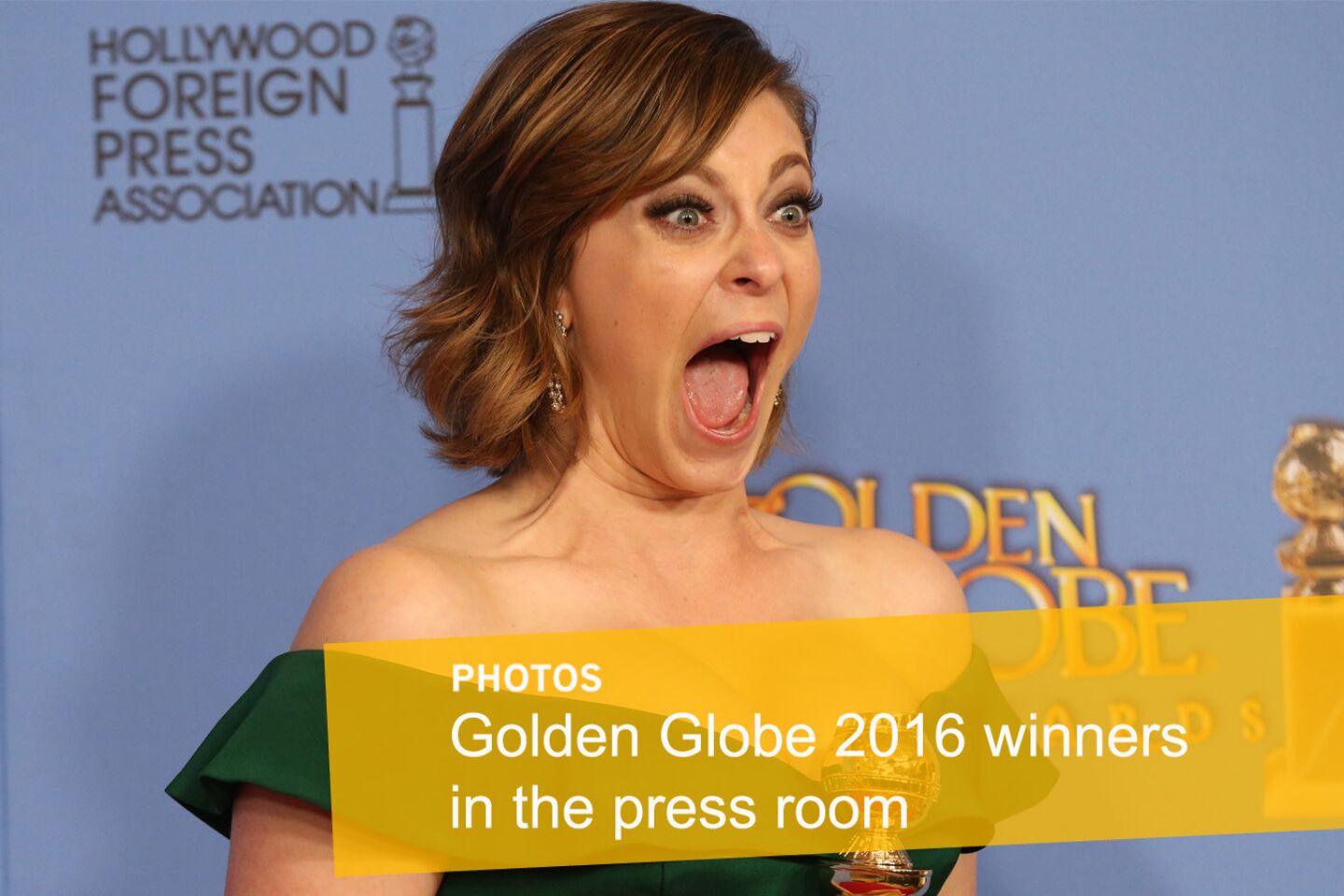 Golden Globe 2016 press room