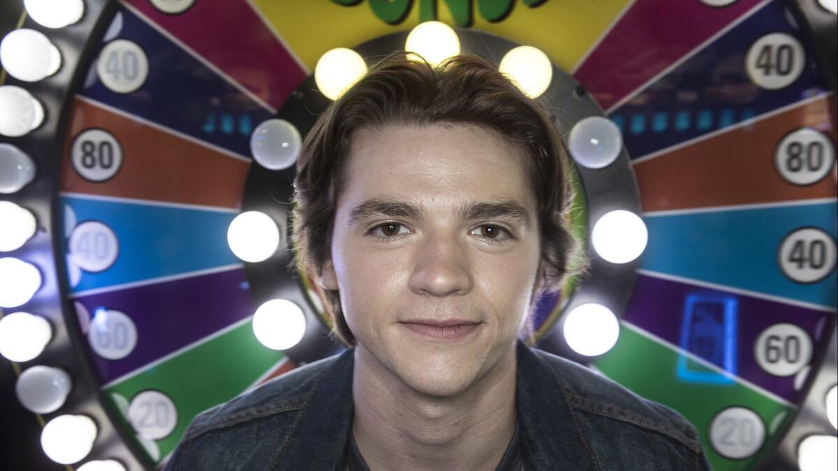 Joel Courtney, 22, had his first major role in 2011's "Super 8."