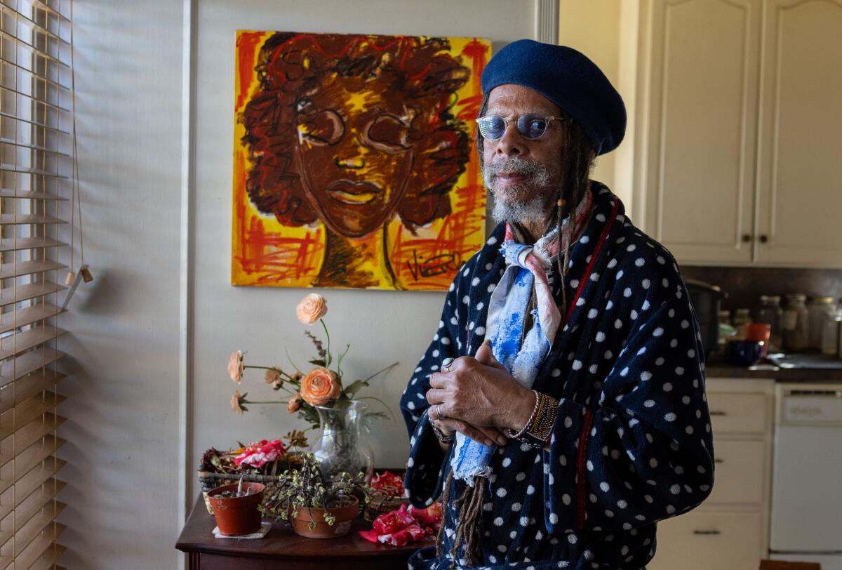 Artist VinZula Kara has been frustrated by real estate professionals trying to buy his home, which is not for sale.