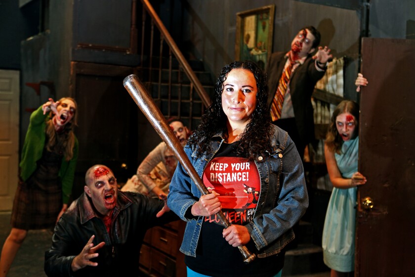 Journalist Jessica Peralta, founder of the “Halloween Every Night," website.