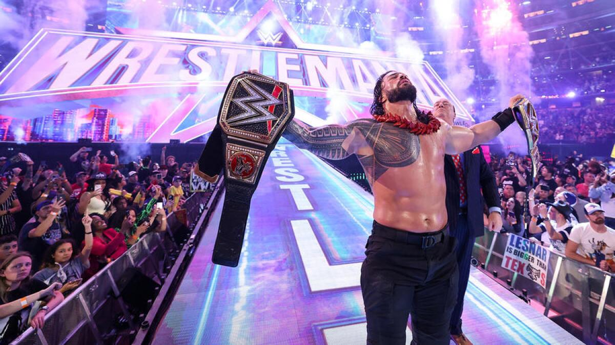 WrestleMania: Roman Reigns talks about the Bloodline and how ...