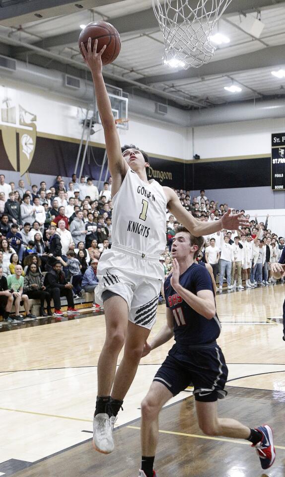 Photo Gallery: St. Francis vs. Beckman in CIF SS Division III-A second round boys basketball