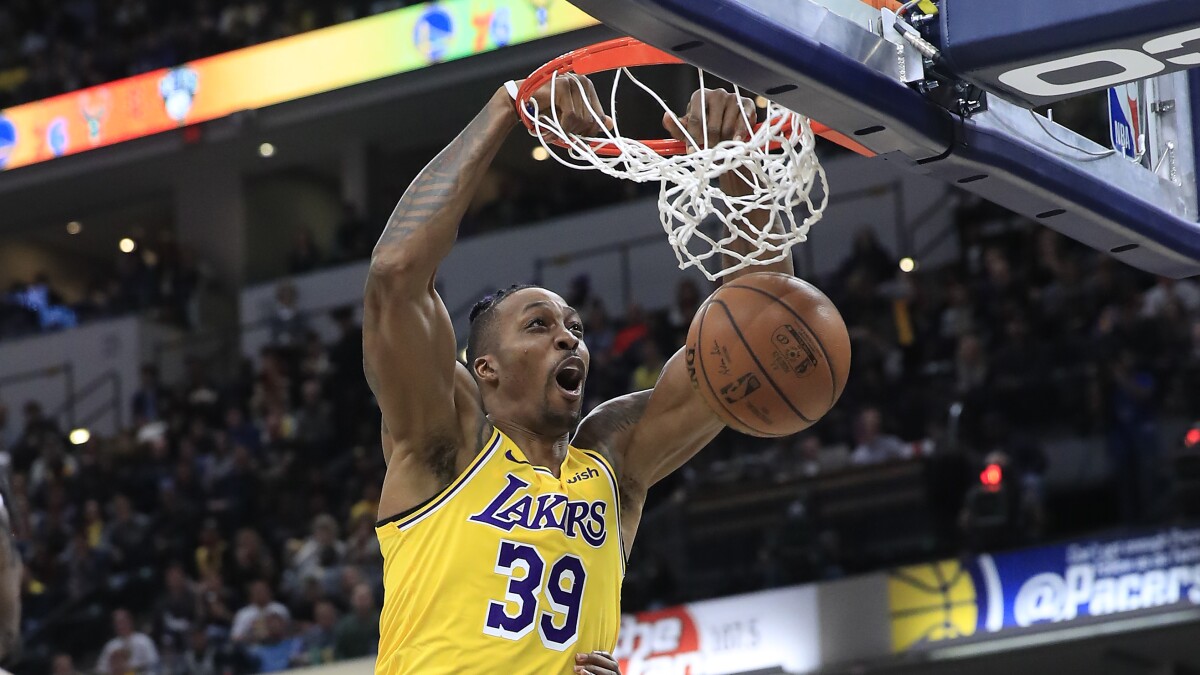 Dwight Howard S Rebirth With Lakers Marks Improbable Comeback Los Angeles Times