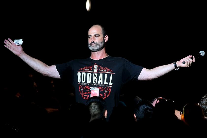 Brody Stevens performs during the Funny Or Die Oddball Comedy Festival in 2014 in Austin, Tx.