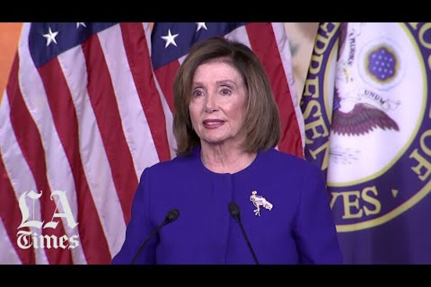 Pelosi on releasing articles of impeachment: ‘I’ll send them over when I’m ready’