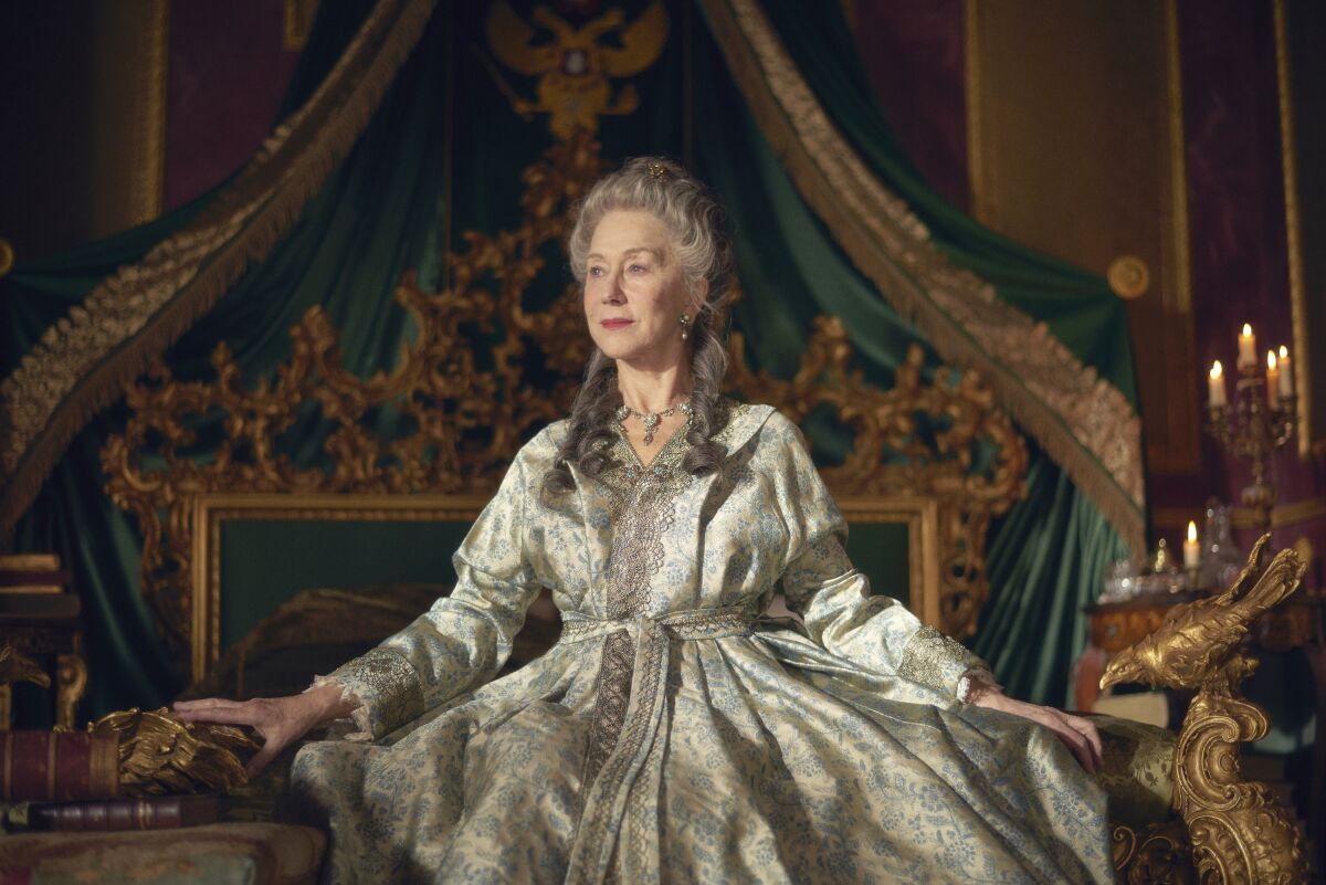 Helen Mirren portrays Russia's "Catherine the Great" in this new miniseries on HBO.