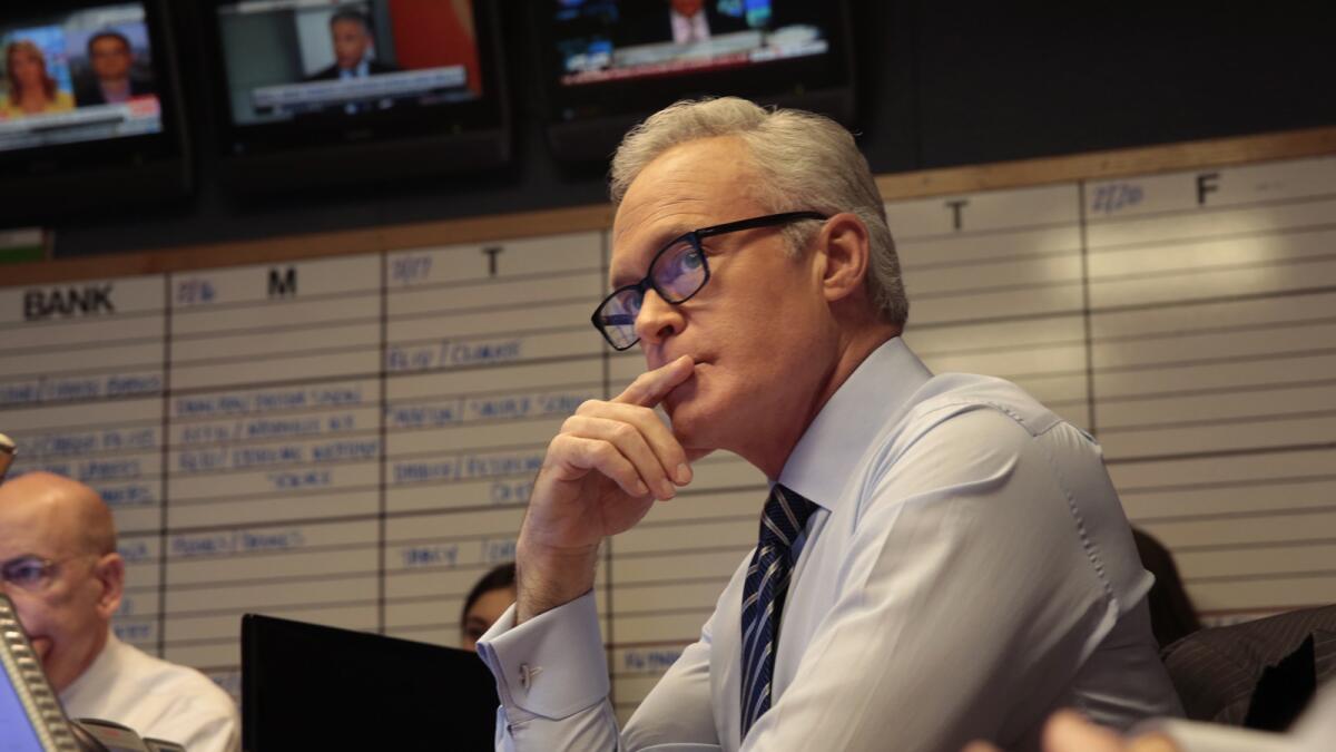 American television journalist Scott Pelley in 2015, when he was anchor and managing editor of the “CBS Evening News.”