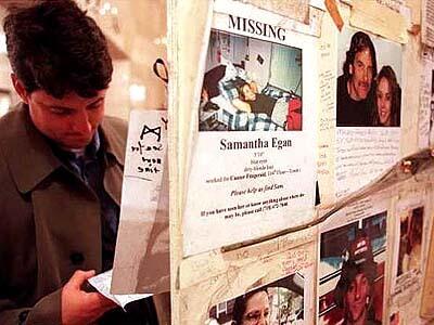 Memorials and missing posters