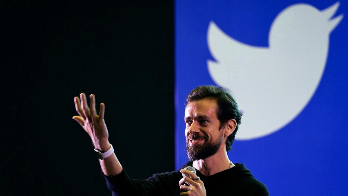 Twitter chief executive and co-founder Jack Dorsey.