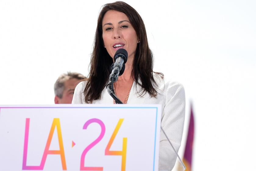 Former U.S. Olympic swimmer Janet Evans has joined the LA 2024 committee.