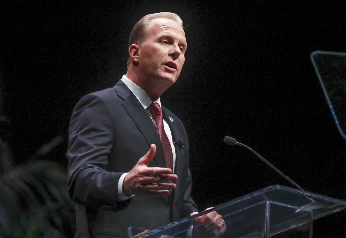 San Diego Mayor Kevin Faulconer makes his final State of the City speech.