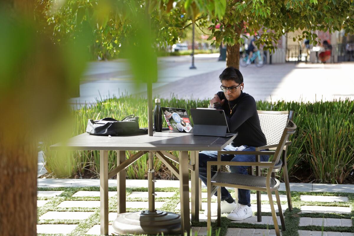 Activist Kevin Patel in Los Angeles.