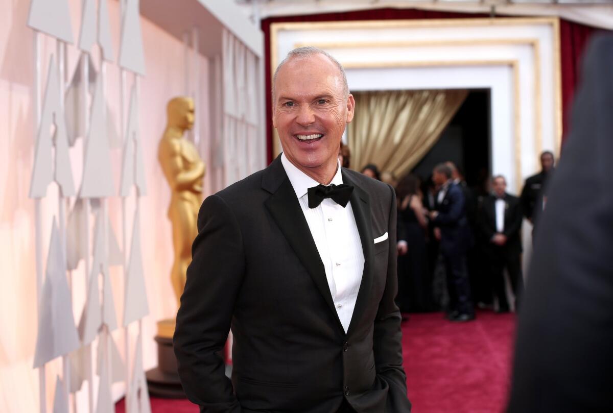 HOLLYWOOD, CA - FEBRUARY 22: Actor Michael Keaton attends the 87th Annual Academy Awards at Hollywood & Highland Center on February 22, 2015 in Hollywood, California. (Photo by Christopher Polk/Getty Images) ** OUTS - ELSENT, FPG - OUTS * NM, PH, VA if sourced by CT, LA or MoD **