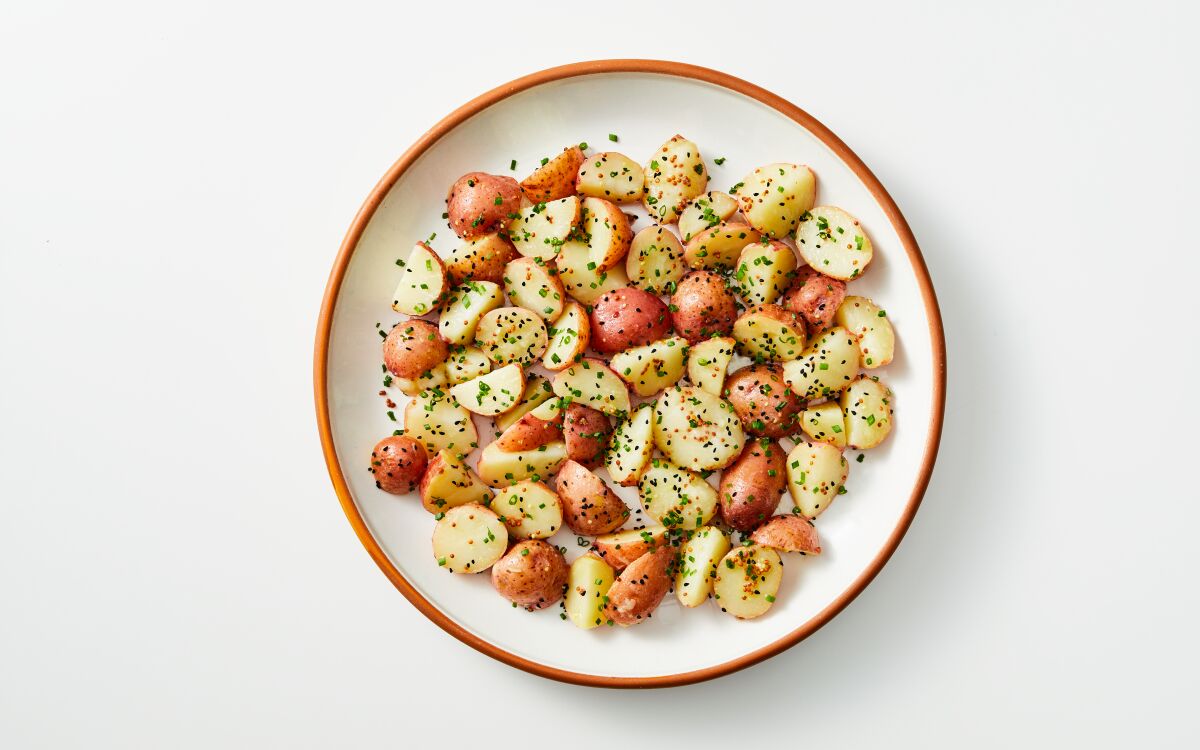 Nigella seed potato salad