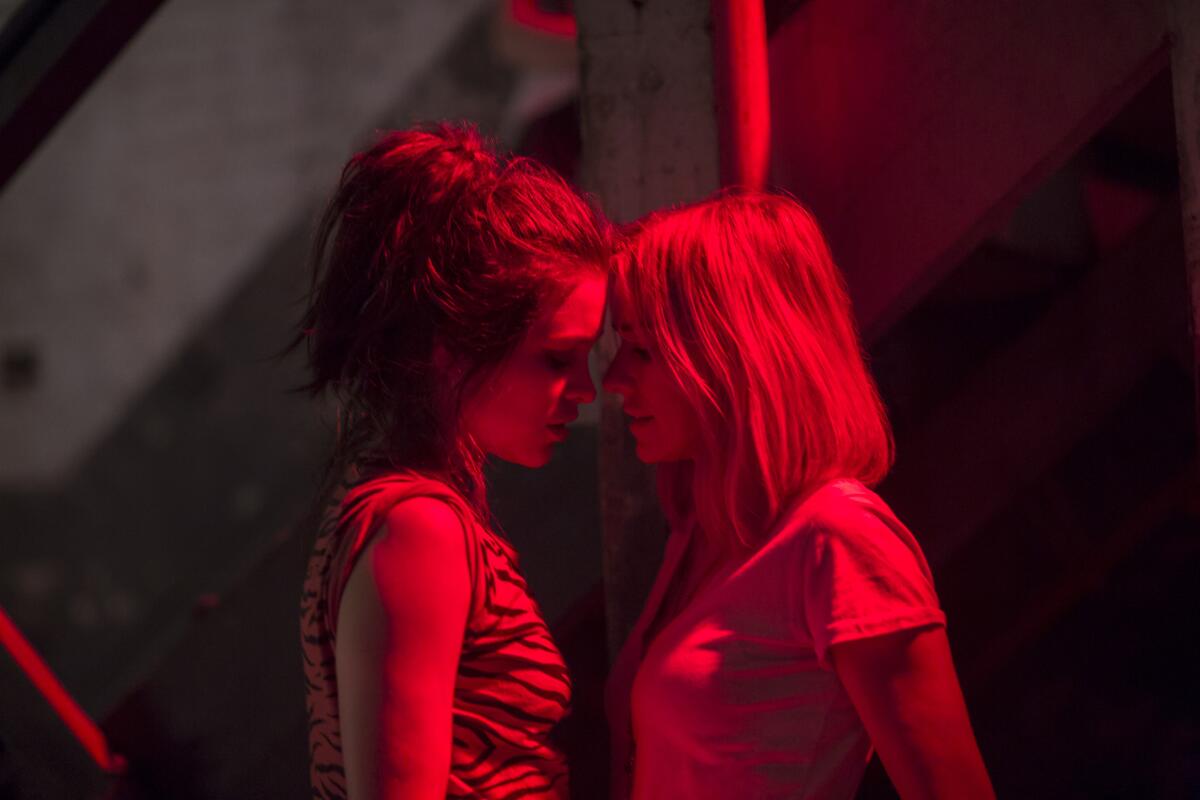 Sophie Cookson, left, and Naomi Watts in "Gypsy." (Alison Cohen Rosa / Netflix)