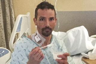 Michael Knapinski, 45, is recovering at Harborview Medical Center in Seattle.