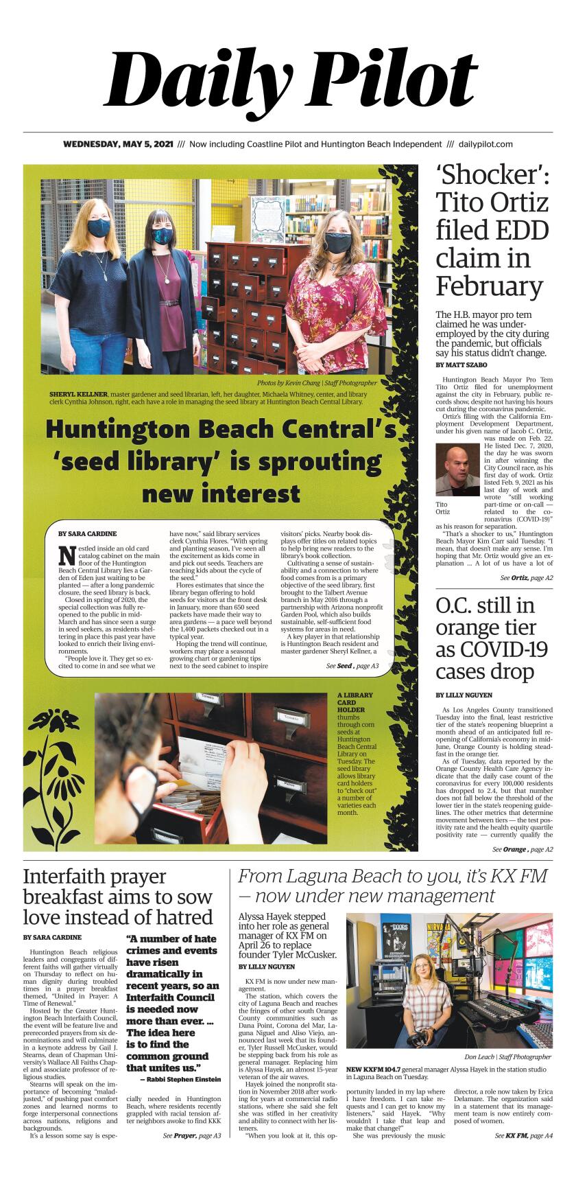 Daily Pilot e-Newspaper: Wednesday, May 5, 2021 - Los Angeles Times Daily Pilot e-Newspaper: Wednesday, May 5, 2021 - Los Angeles Times