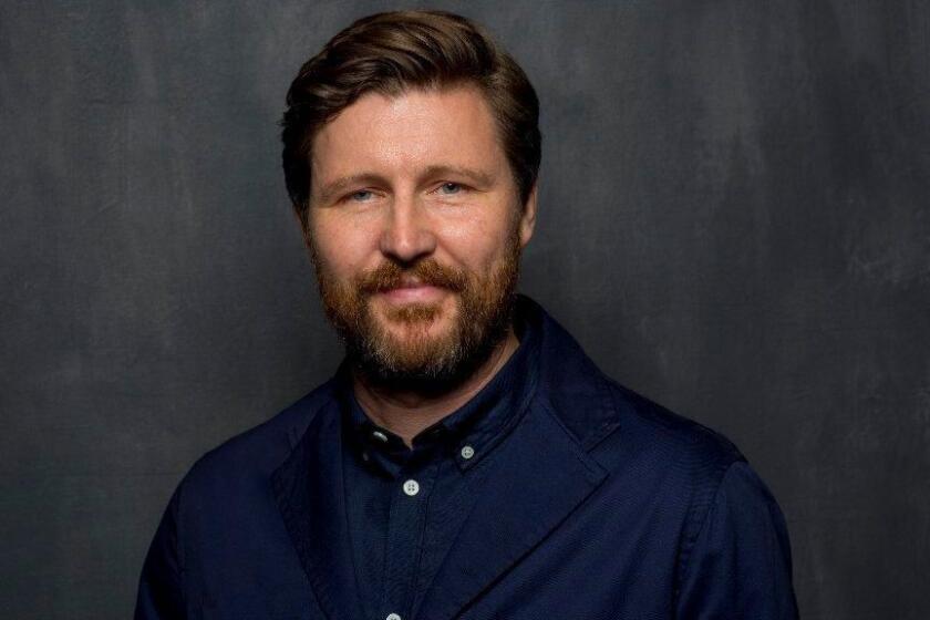 TORONTO, ON, CA--MONDAY, SEPTEMBER 11, 2017 - Director Andrew Haigh from the film, "Lean on Pete," photographed at the L.A. Times HQ at the 42nd Toronto International Film Festival, in Toronto, Ontario, Canada, on Monday, Sept. 11, 2017. (Jay L. Clendenin / Los Angeles Times)