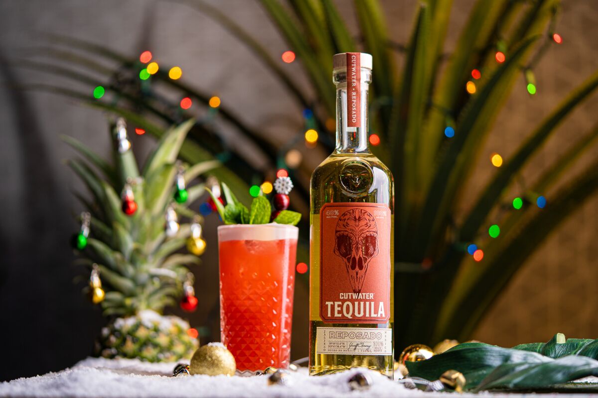 The Jingle Bird from Cutwater Spirits is one of their new seasonal cocktails.