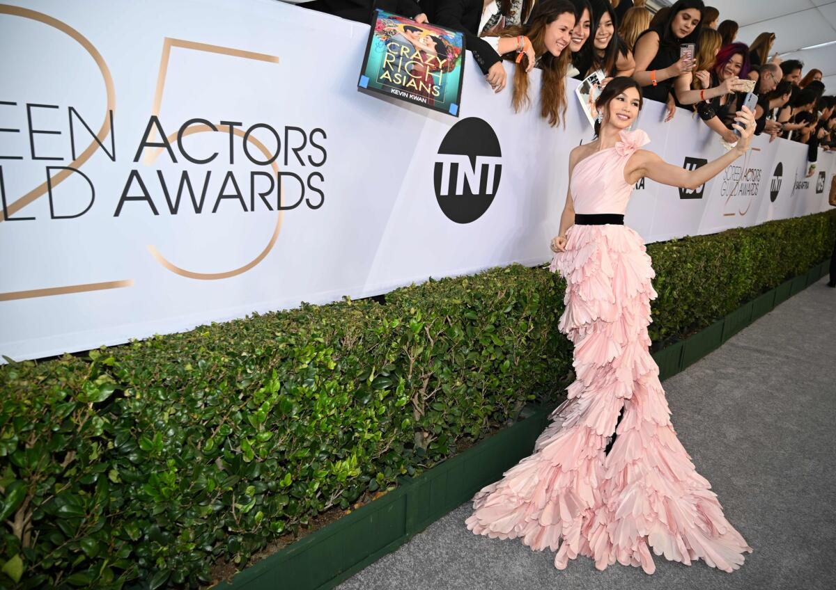 Gemma Chan at the 25th Screen Actors Guild Awards.