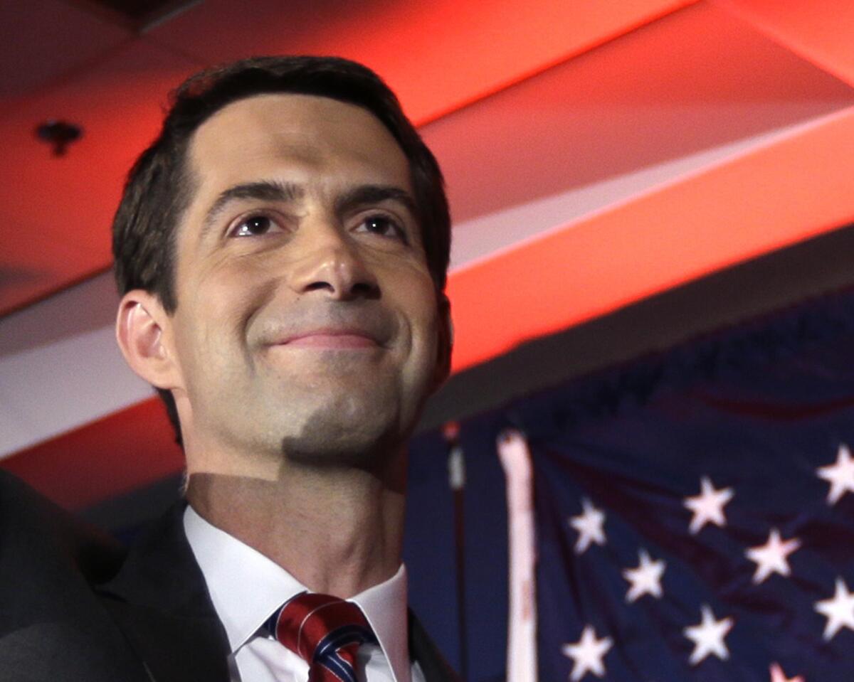 Sen. Tom Cotton of Arkansas drafted a letter signed by 46 other Republican senators that warned that any agreement the Obama administration strikes with Iran to limit Tehran's nuclear program may be short-lived unless Congress approves the deal.
